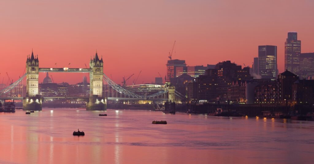 City view of London, United Kingdom, host city of International Security Expo 2026